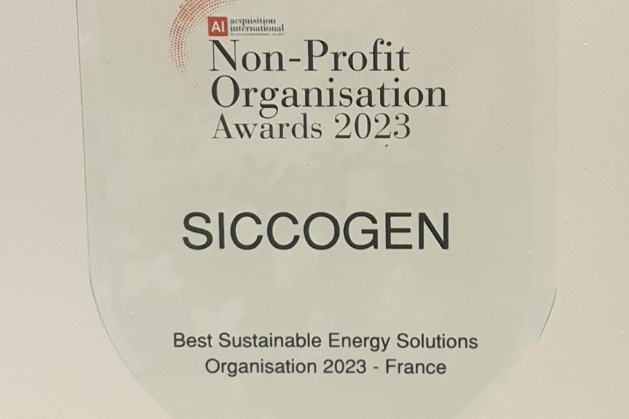 Siccogen Best Sustainable Energy Solutions Organisation 2023 – France -Acquisition International 